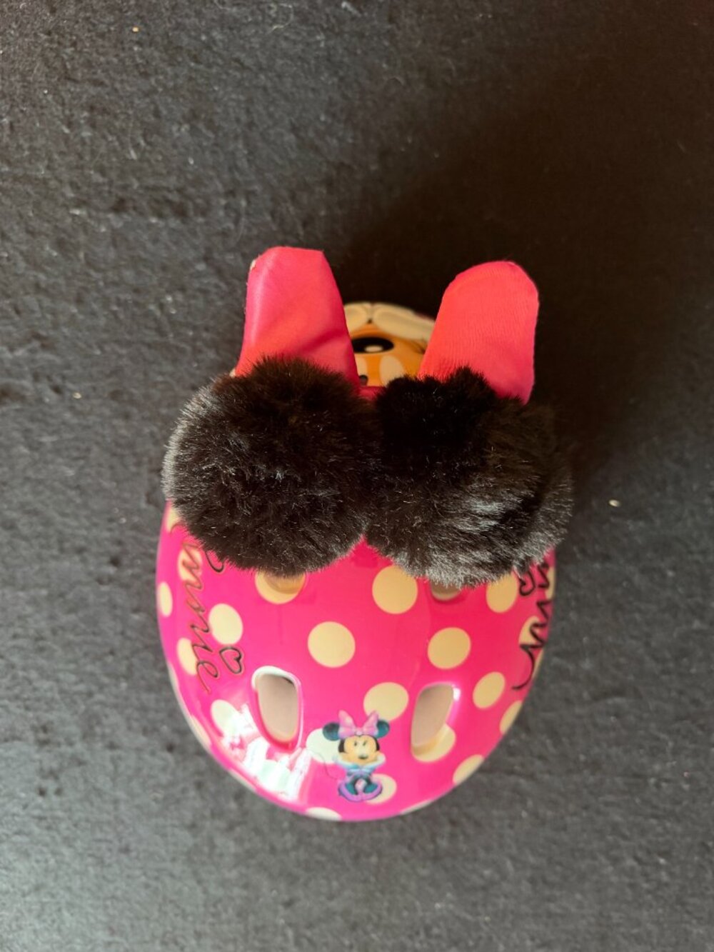 Bell Disney Minnie Mouse Pom-Pom Ears Toddler Bike Helmet - Picture 5 of 10